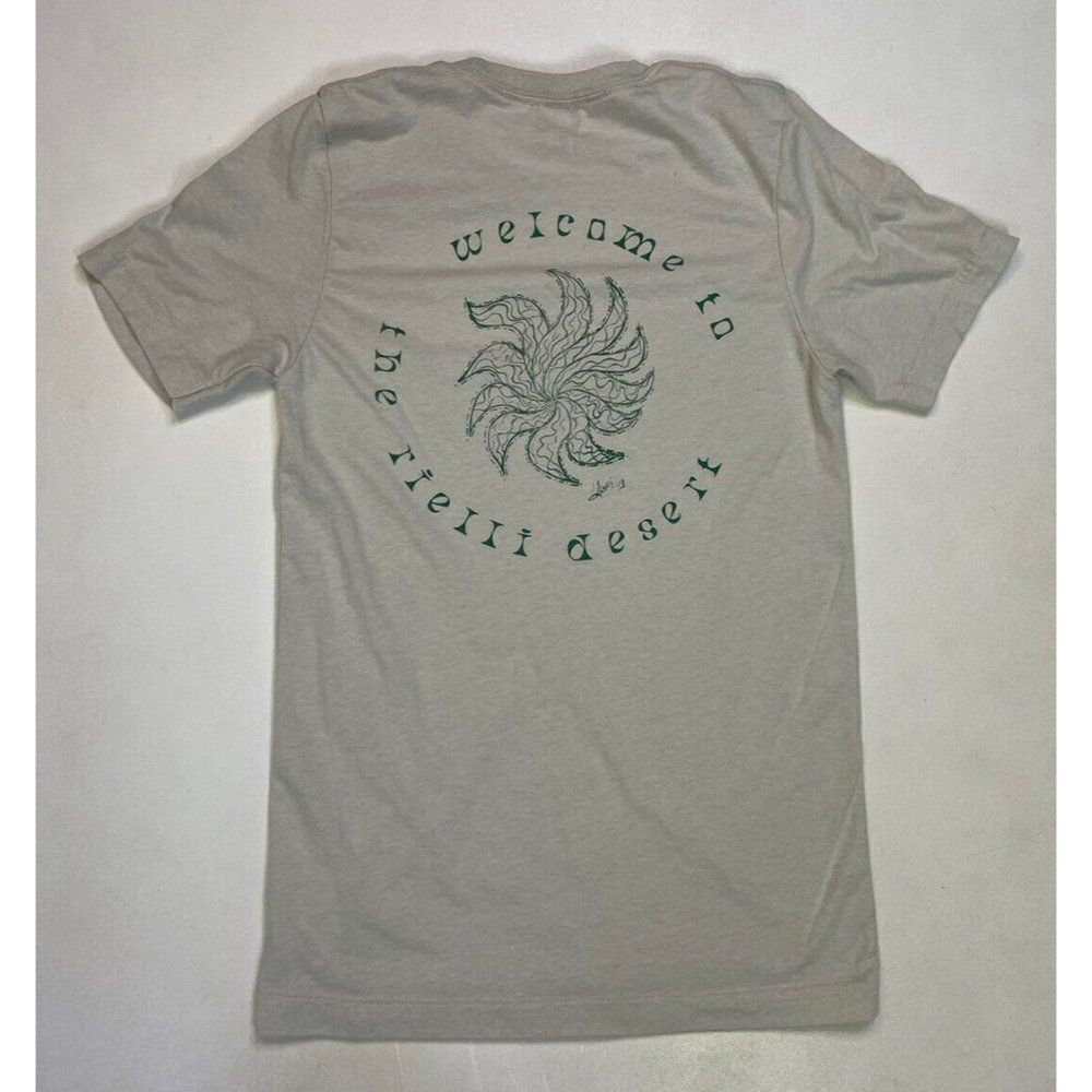 Rielli Welcome To The Desert Graphic T-shirt Women Small Gray